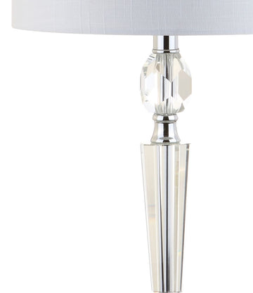 Victoria 27" Crystal LED Table Lamp - JONATHAN Y